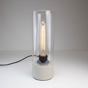 Verve Design Abel Glass & Concrete Table Lamp