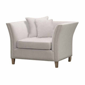 Vesper Cushion Back Snuggle Chair - L91 x W120 x H74 cm