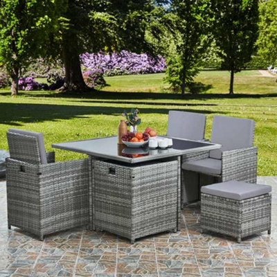 8 piece cube garden furniture sale