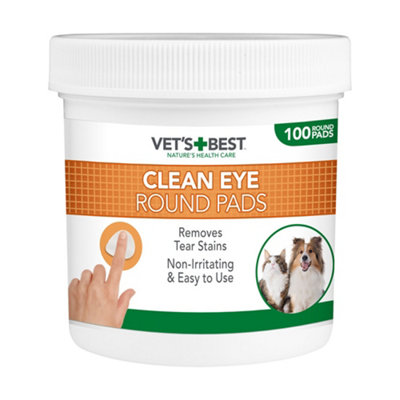 Vet's Best Eye Cleaning Pads Tear Stain Remover for Dogs 100pc