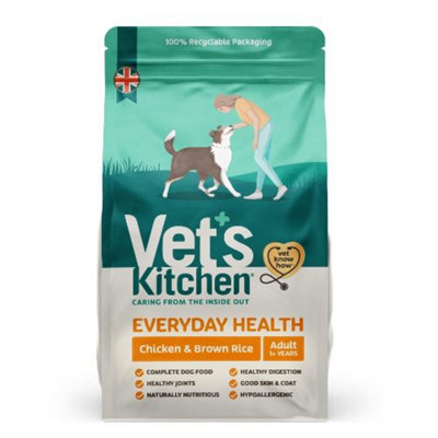 Vet's Kitchen Everyday Health Dry Dog Food Chicken & Brown Rice - 1kg