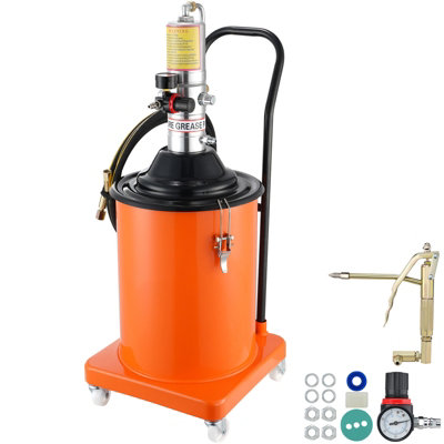 VEVOR Grease Pump, 5 Gallon 20L, Air Operated Grease Pump with 13 ft ...