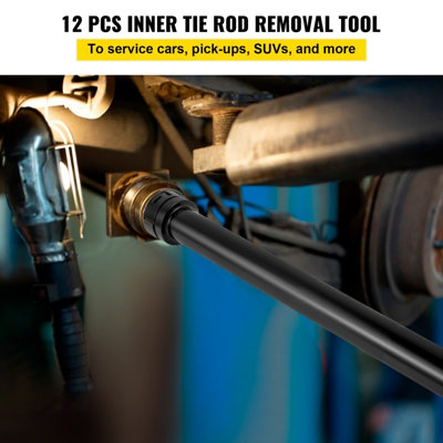 VEVOR Inner Tie Rod Tool Kit, 12 Pcs Tie Rod Removal Tool, 12 Pcs ...