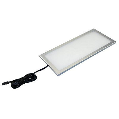 VEW Slim rectangle panel light Silver NW