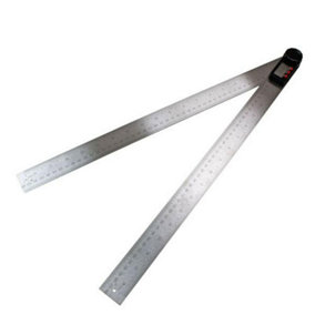 VEWERK Digital Folding Angle Ruler Extra Long 1m, 2 x 500mm Stainless Steel 0-360 deg 9146