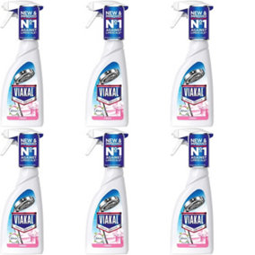 Viakal Limescale Remover Spray , With Febreze, 500ml (Pack of 6)