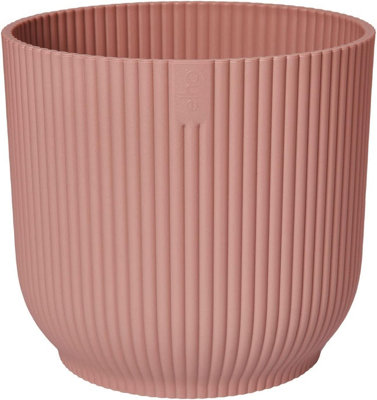 Vibes 16cm Recycled Material Plastic Pot Pink DIY at B&Q
