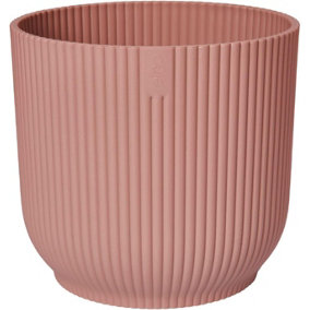 Vibes 25cm Recycled Material Plastic Pot Pink