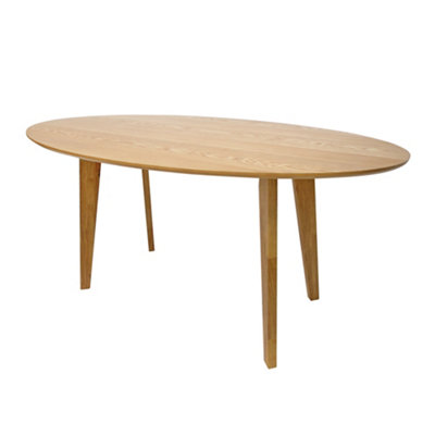 Viborg Oval Oak Effect Dining Table