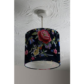 Vibrant Flowers (Ceiling & Lamp Shade) / 45cm x 26cm / Ceiling Shade