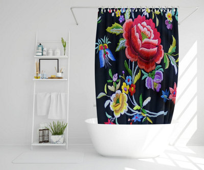 Vibrant Flowers (Shower Curtain) / Default Title Price Comparisons | Compare The Build