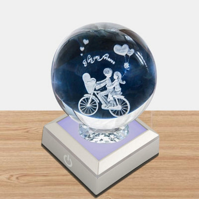 Vibrant LED Crystal Display Stand Base 2