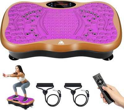 Vibration Plate Exercise Machine with Bluetooth Speaker 5 Modes 2 ...
