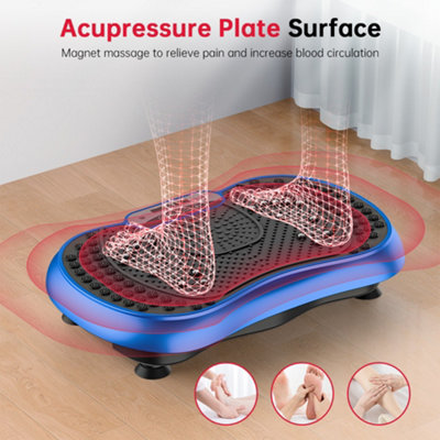 Vibration Plate,Full Body Workout Machine with 99 Speeds, LED Display ...