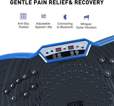 Vibration Platform with Rope Skipping, Whole Body Workout for Home ...