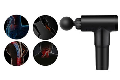 Vibration Therapy Muscle Massage Device - Black
