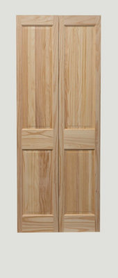 Victorian 4 Panel Clear Pine BiFold Door 1981 x 686mm