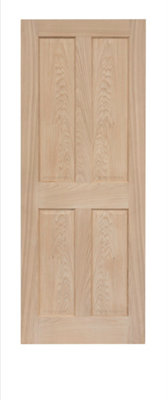 Victorian 4 Panel Oak Fire Door 1981 x 686mm