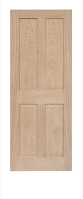 Victorian 4 Panel Oak Fire Door 1981 x 762mm