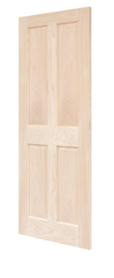 Victorian 4 Panel Oak Panel Door 1981 x 762mm - 3