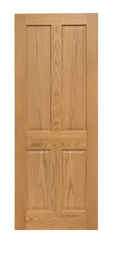 Victorian 4 Panel Oak Prefinished Door 1981 x 686mm