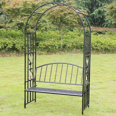 Victorian Garden Arch with seat