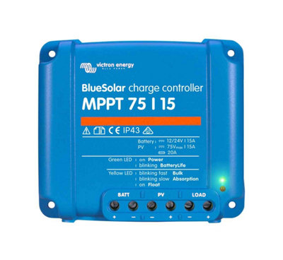 Victron Energy  Bluesolar MPPT Charge Controller 75/15 12/24V