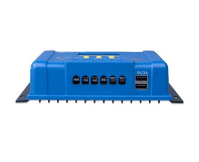 Victron Energy Bluesolar PWM Charge Controller 12/24v 30A LCD Screen & USB Ports