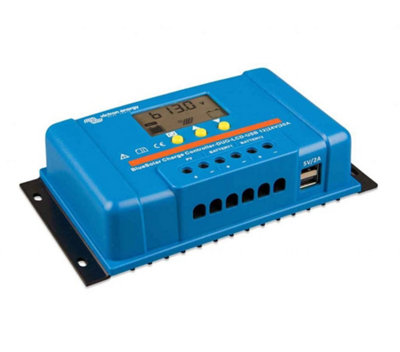 Victron Energy Bluesolar PWM Duo Charge Controller 12/24v 20A LCD Screen and 2 USB Ports - 5