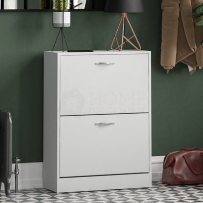 Shoe cabinet deals with drawer white