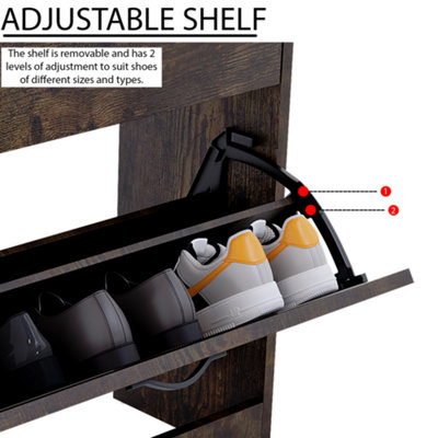 Storage Ideas Diy Peloton Shoe Rack Vida Designs Drawer Shoe