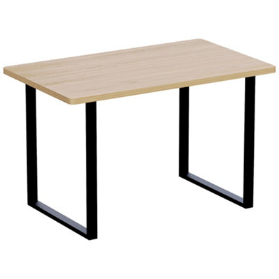 Vida Designs 4 Seater Dining Table With U Shape Legs, Oak