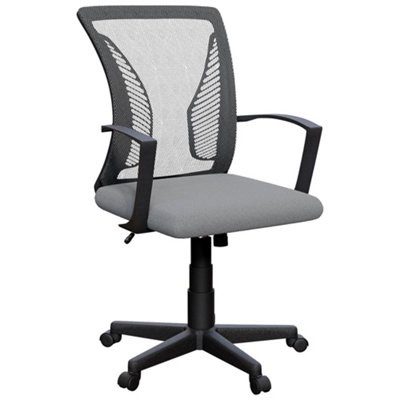 Vida Designs Airdrie Office UKFR Mesh Chair, Grey