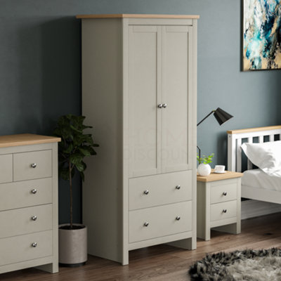 Grey small outlet wardrobe