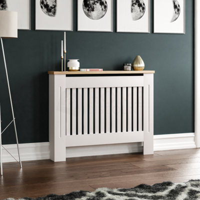 Buy Vida Designs Arlington Medium White MDF Radiator Cover | DIY at B&Q