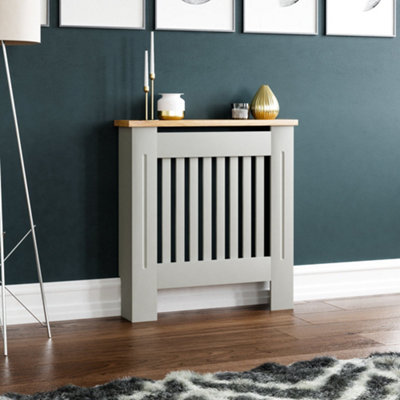 Vida Designs Arlington Small Grey MDF Radiator Cover