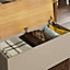 Vida Designs Arlington Storage Ottoman Grey Storage Bench Chest Bedroom Living Room 