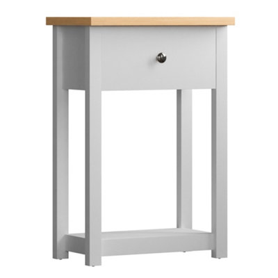 Vida Designs Arlington White 1 Drawer Console Table With Undershelf