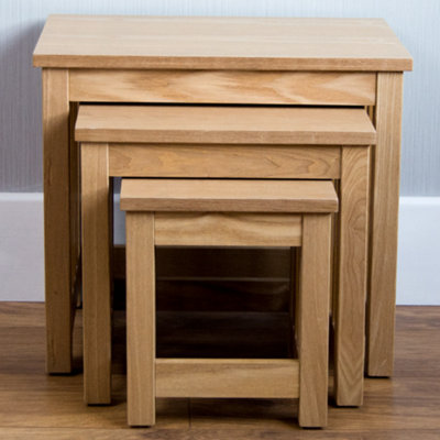 Vida Designs Ashton Nest Of Tables Set of 3 Coffee Side End Table