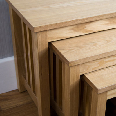 Vida Designs Ashton Nest Of Tables Set of 3 Coffee Side End Table