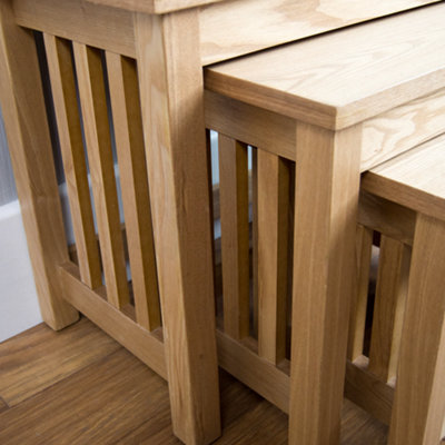 Vida Designs Ashton Nest Of Tables Set of 3 Coffee Side End Table