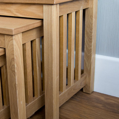 Vida Designs Ashton Nest Of Tables Set of 3 Coffee Side End Table