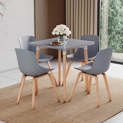 Vida Designs Batley 2 Seater Square Dining Table, Grey