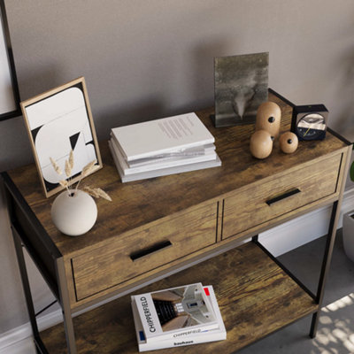Tavoli Consolle Impilabili 2pz Grigio Sonoma Legno Multistrato | Leroy