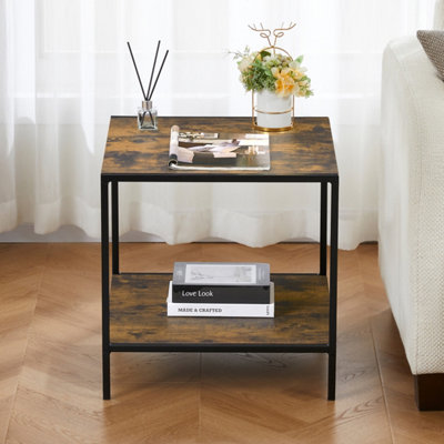Vida Designs Brooklyn Tavoli consolle, Legno, Dark Wood, No Drawer