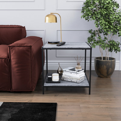 Vida Designs Brooklyn End Table, Grey
