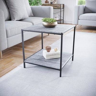 Vida Designs Brooklyn End Table, Grey