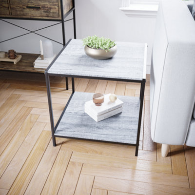 Vida Designs Brooklyn End Table, Grey