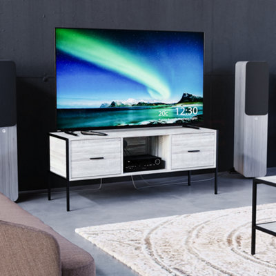 Modern industrial deals entertainment center