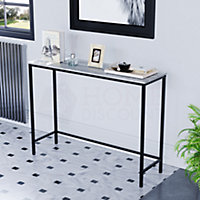Vida Designs Brooklyn Grey Industrial Console Table Hallway Furniture